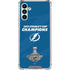 NHL 2021 Stanley Cup Champions Tampa Bay Lightning Galaxy A13 5G Clear Case