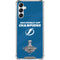 NHL 2021 Stanley Cup Champions Tampa Bay Lightning Galaxy A14 5G Clear Case