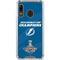 NHL 2021 Stanley Cup Champions Tampa Bay Lightning Galaxy A30 Clear Case