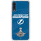 NHL 2021 Stanley Cup Champions Tampa Bay Lightning Galaxy A50 Clear Case