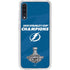 NHL 2021 Stanley Cup Champions Tampa Bay Lightning Galaxy A50 Clear Case
