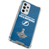 NHL 2021 Stanley Cup Champions Tampa Bay Lightning Galaxy A53 5G Clear Case