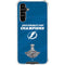 NHL 2021 Stanley Cup Champions Tampa Bay Lightning Galaxy A54 5G Clear Case