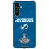 NHL 2021 Stanley Cup Champions Tampa Bay Lightning Galaxy A54 5G Clear Case