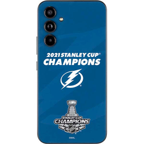 NHL 2021 Stanley Cup Champions Tampa Bay Lightning Galaxy A54 5G Skin
