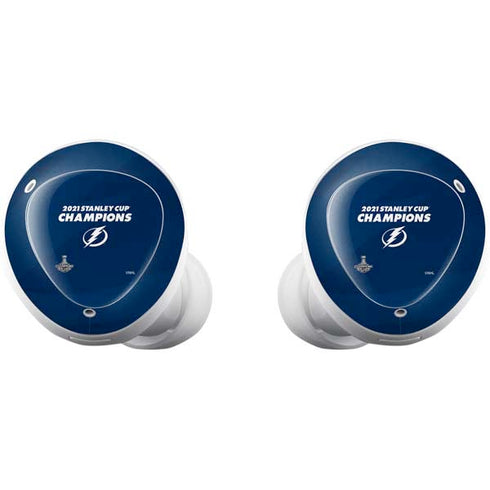 NHL 2021 Stanley Cup Champions Tampa Bay Lightning Galaxy Buds Plus Skin