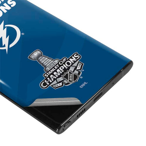 NHL 2021 Stanley Cup Champions Tampa Bay Lightning Galaxy Note 10 Plus Skin