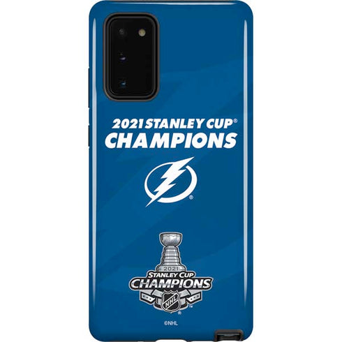 NHL 2021 Stanley Cup Champions Tampa Bay Lightning Galaxy Note20 5G Pro Case