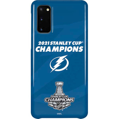 NHL 2021 Stanley Cup Champions Tampa Bay Lightning Galaxy S20 Lite Case
