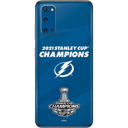 NHL 2021 Stanley Cup Champions Tampa Bay Lightning Galaxy S20 Skin