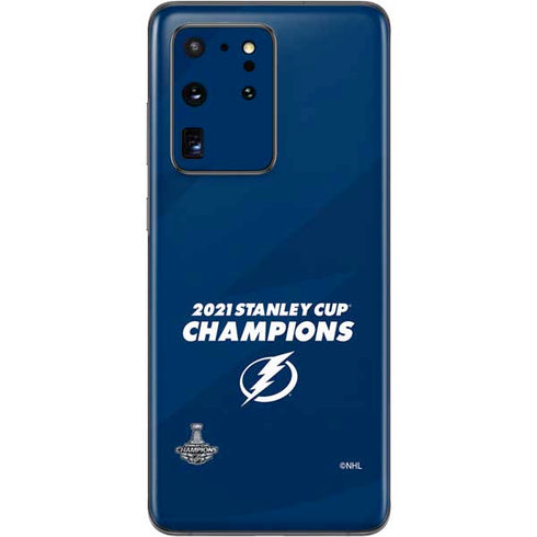 NHL 2021 Stanley Cup Champions Tampa Bay Lightning Galaxy S20 Ultra 5G Skin