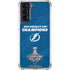 NHL 2021 Stanley Cup Champions Tampa Bay Lightning Galaxy S21 5G Clear Case