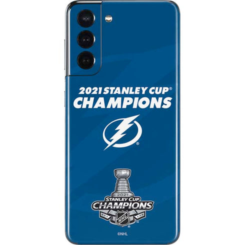NHL 2021 Stanley Cup Champions Tampa Bay Lightning Galaxy S21 5G Skin