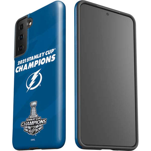 NHL 2021 Stanley Cup Champions Tampa Bay Lightning Galaxy S21 FE Pro Case