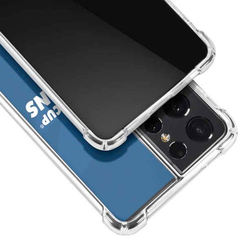 NHL 2021 Stanley Cup Champions Tampa Bay Lightning Galaxy S21 Ultra 5G Clear Case
