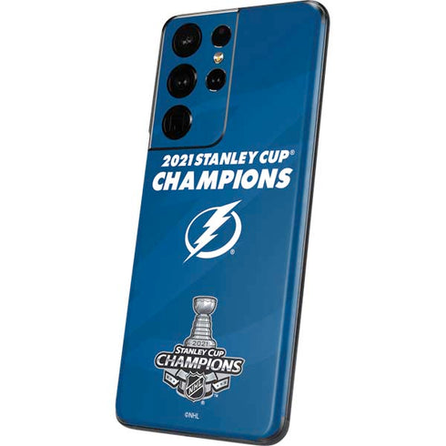 NHL 2021 Stanley Cup Champions Tampa Bay Lightning Galaxy S21 Ultra 5G Skin