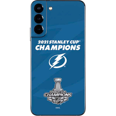 NHL 2021 Stanley Cup Champions Tampa Bay Lightning Galaxy S22 Plus Skin