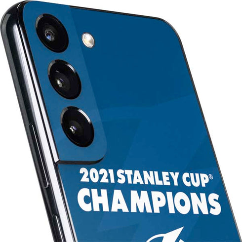 NHL 2021 Stanley Cup Champions Tampa Bay Lightning Galaxy S22 Plus Skin
