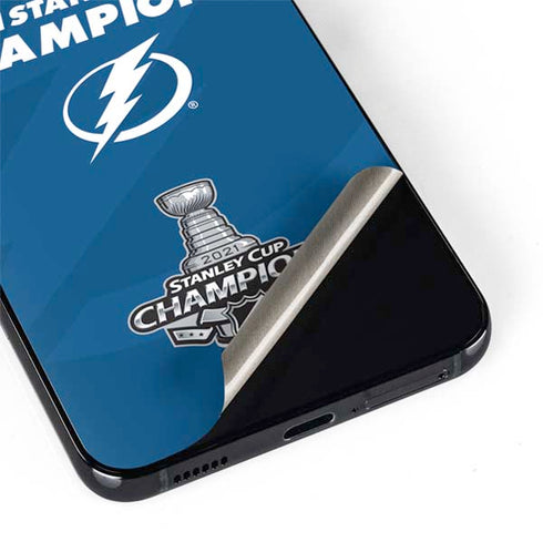 NHL 2021 Stanley Cup Champions Tampa Bay Lightning Galaxy S22 Plus Skin