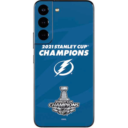 NHL 2021 Stanley Cup Champions Tampa Bay Lightning Galaxy S22 Skin
