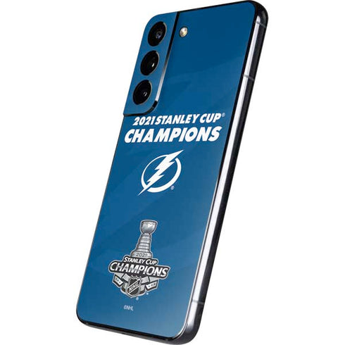 NHL 2021 Stanley Cup Champions Tampa Bay Lightning Galaxy S22 Skin