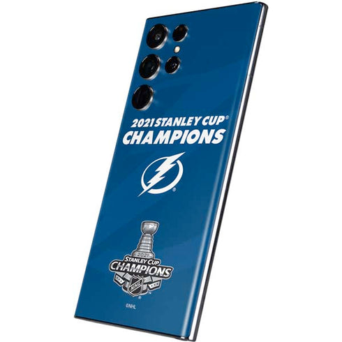 NHL 2021 Stanley Cup Champions Tampa Bay Lightning Galaxy S22 Ultra Skin