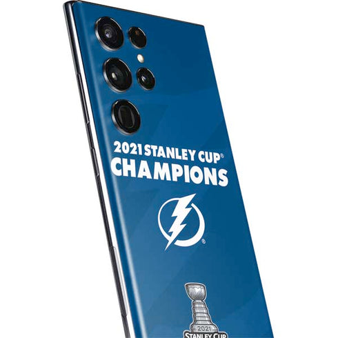 NHL 2021 Stanley Cup Champions Tampa Bay Lightning Galaxy S22 Ultra Skin