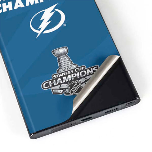 NHL 2021 Stanley Cup Champions Tampa Bay Lightning Galaxy S22 Ultra Skin