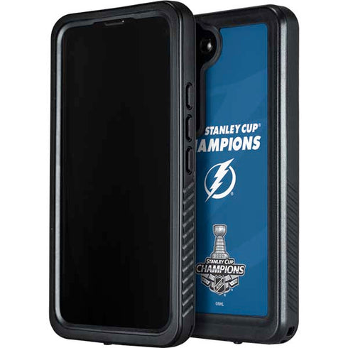 NHL 2021 Stanley Cup Champions Tampa Bay Lightning Galaxy S23 Plus Waterproof Case