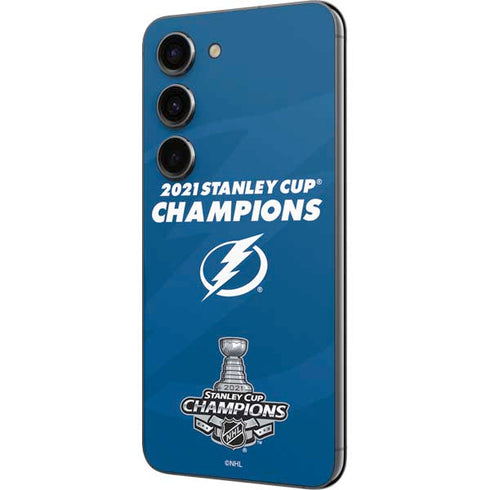 NHL 2021 Stanley Cup Champions Tampa Bay Lightning Galaxy S23 Skin