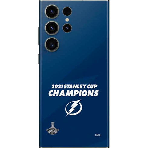 NHL 2021 Stanley Cup Champions Tampa Bay Lightning Galaxy S23 Ultra Skin