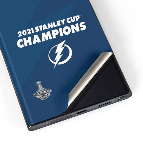 NHL 2021 Stanley Cup Champions Tampa Bay Lightning Galaxy S23 Ultra Skin