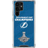 NHL 2021 Stanley Cup Champions Tampa Bay Lightning Galaxy S24 Ultra Clear Case