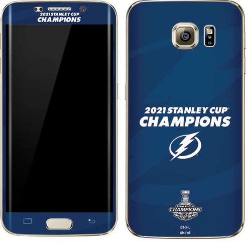 NHL 2021 Stanley Cup Champions Tampa Bay Lightning Galaxy S7 Edge Skin