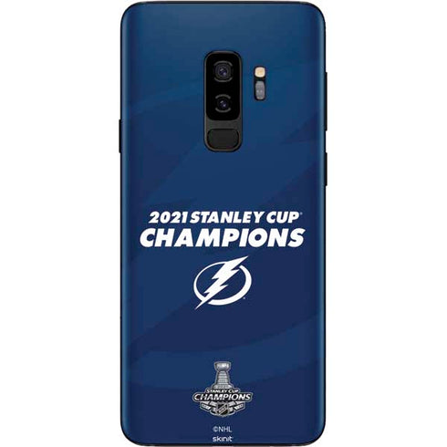 NHL 2021 Stanley Cup Champions Tampa Bay Lightning Galaxy S9 Plus Skin