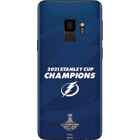 NHL 2021 Stanley Cup Champions Tampa Bay Lightning Galaxy S9 Skin