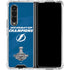 NHL 2021 Stanley Cup Champions Tampa Bay Lightning Galaxy Z Fold4 5G Clear Case