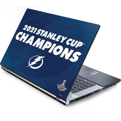 NHL 2021 Stanley Cup Champions Tampa Bay Lightning Generic Laptop Skin