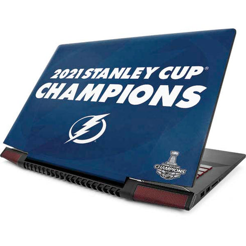 NHL 2021 Stanley Cup Champions Tampa Bay Lightning Lenovo IdeaPad Skin