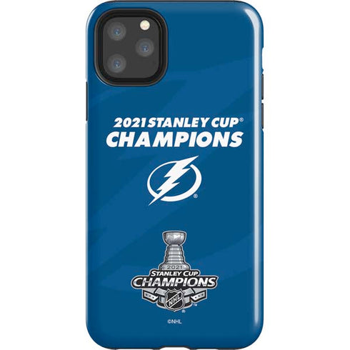 NHL 2021 Stanley Cup Champions Tampa Bay Lightning iPhone 11 Pro Max Impact Case