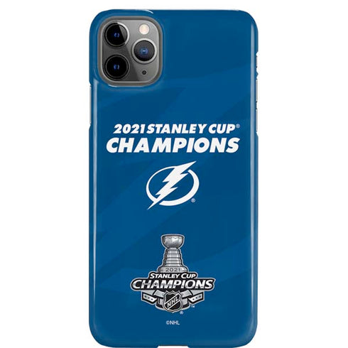 NHL 2021 Stanley Cup Champions Tampa Bay Lightning iPhone 11 Pro Max Lite Case