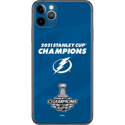 NHL 2021 Stanley Cup Champions Tampa Bay Lightning iPhone 11 Pro Max Skin