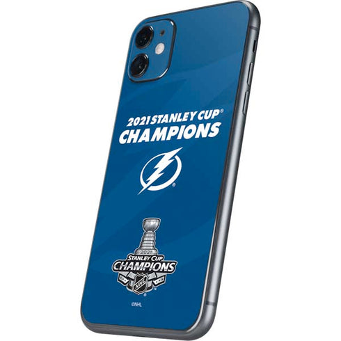 NHL 2021 Stanley Cup Champions Tampa Bay Lightning iPhone 11 Skin