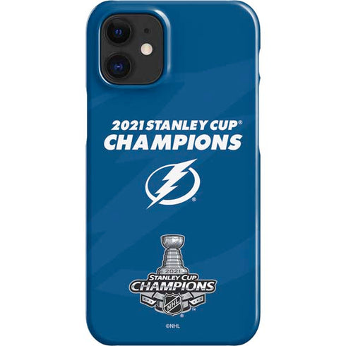 NHL 2021 Stanley Cup Champions Tampa Bay Lightning iPhone 12 Mini Lite Case
