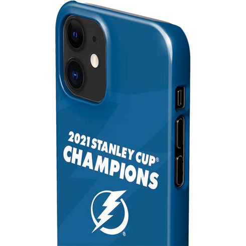 NHL 2021 Stanley Cup Champions Tampa Bay Lightning iPhone 12 Mini Lite Case