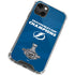NHL 2021 Stanley Cup Champions Tampa Bay Lightning iPhone 13 Mini Clear Case