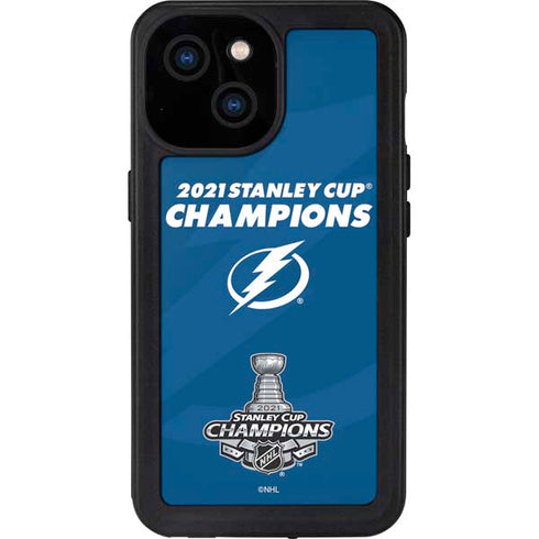 NHL 2021 Stanley Cup Champions Tampa Bay Lightning iPhone 13 Mini Waterproof Case