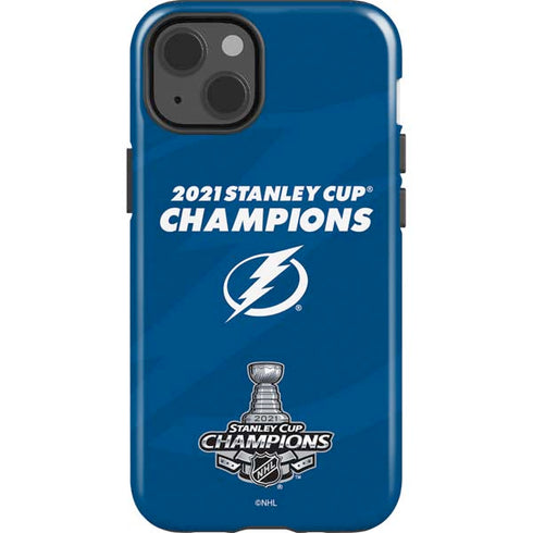 NHL 2021 Stanley Cup Champions Tampa Bay Lightning iPhone 15 Impact Case