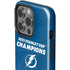 NHL 2021 Stanley Cup Champions Tampa Bay Lightning iPhone 15 Pro Impact Case