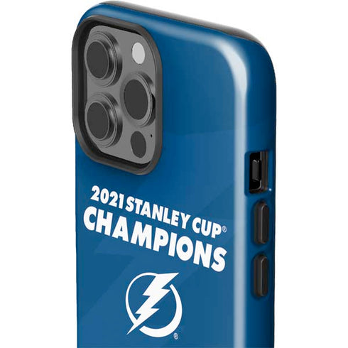 NHL 2021 Stanley Cup Champions Tampa Bay Lightning iPhone 15 Pro Max Impact Case